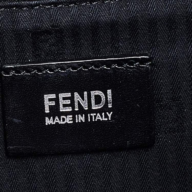 Pre Owned Fendi Multicolor Leather Mini Geometric 2jours Tote