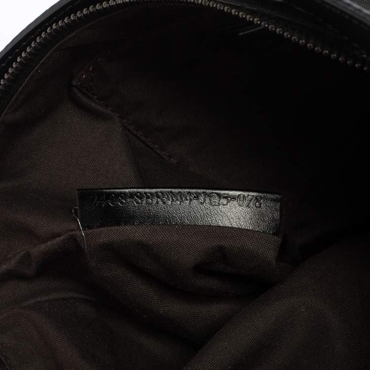 مملوكة مسبقًا Fendi Black Zucchino Canvas Baguette 