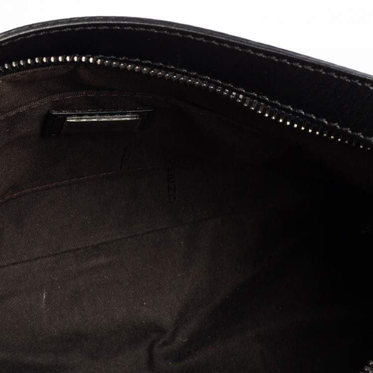 مملوكة مسبقًا Fendi Black Zucchino Canvas Baguette 