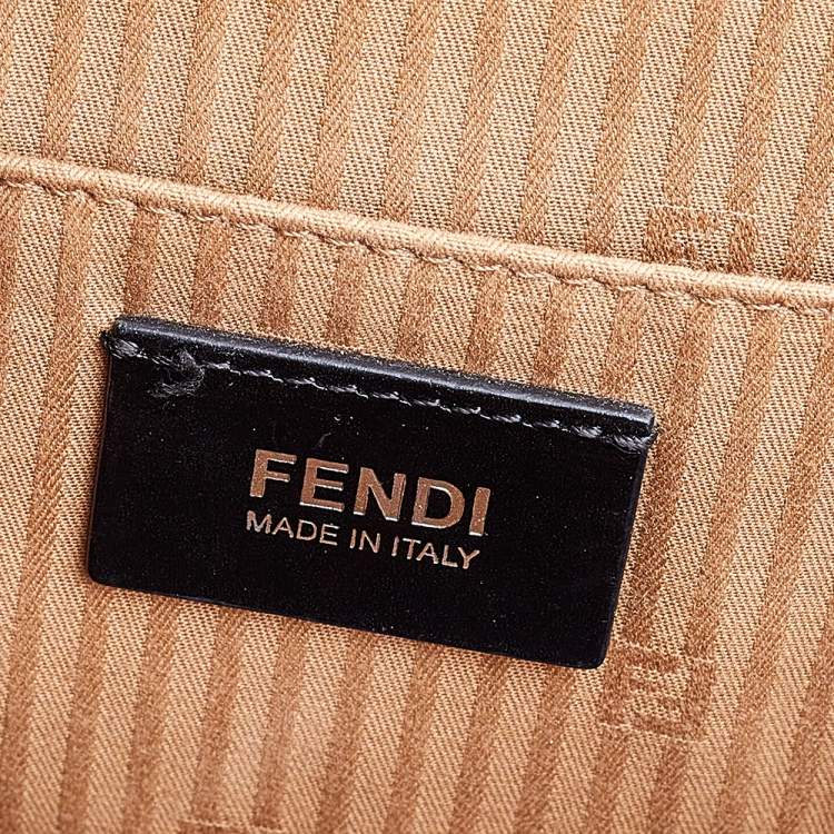 Pre Owned Fendi Multicolor Leather Demi Jour Top Handle Bag