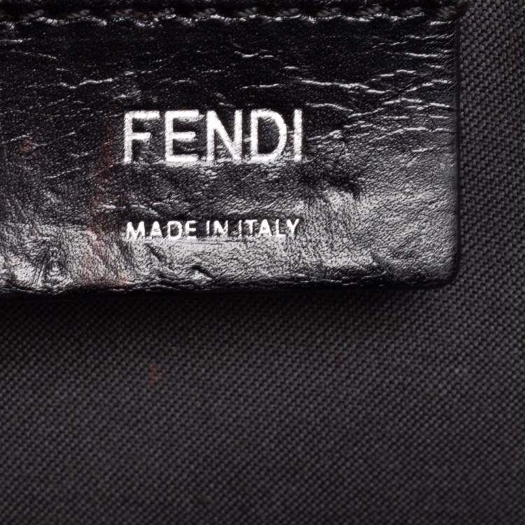 Pre Owned Fendi Multicolor Leather Demi Jour Top Handle Bag