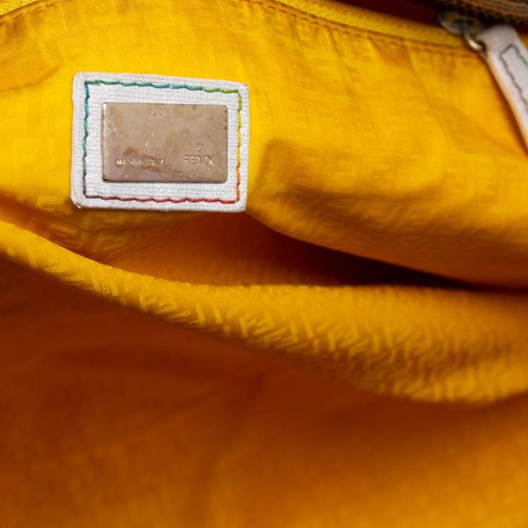 مملوكة مسبقًا Fendi Multicolor Zucca Coated Canvas Large Roll Tote