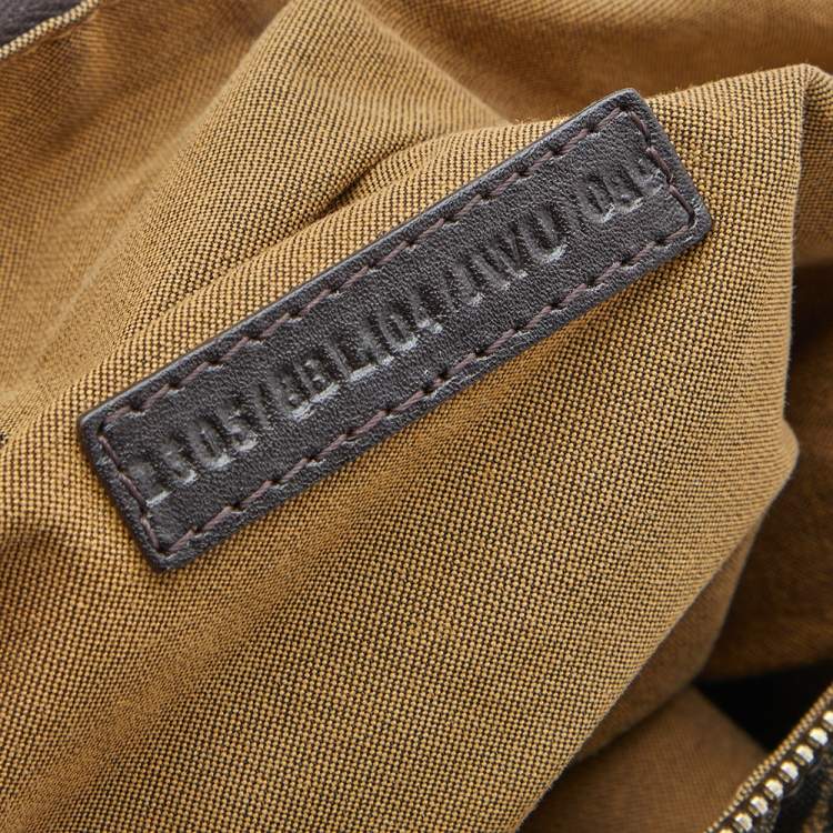 Pre Owned Fendi Tobacco Zucca Canvas and Leather Medium Chef Boston Bag