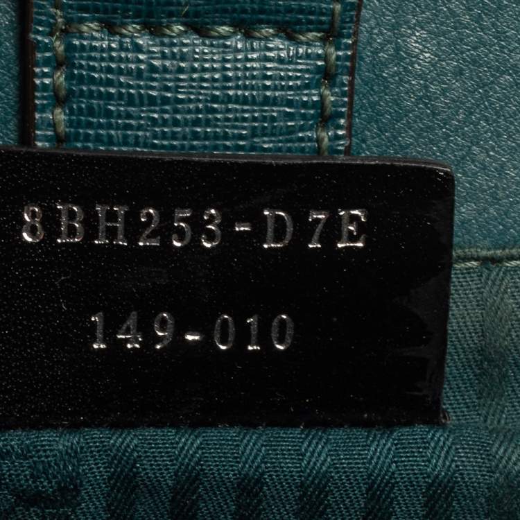 Pre Owned Fendi Green Leather Mini 2Jours Tote 