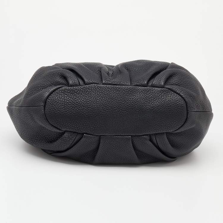 Pre Owned Fendi Black Selleria Leather Shoulder Bag