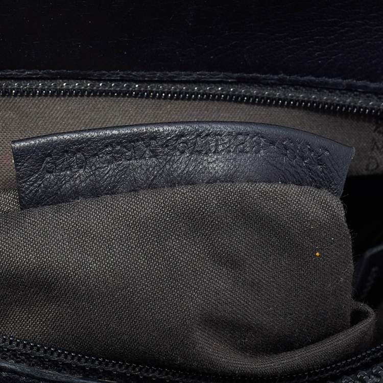 Pre Owned Fendi Black Leather To You Clutch Bag