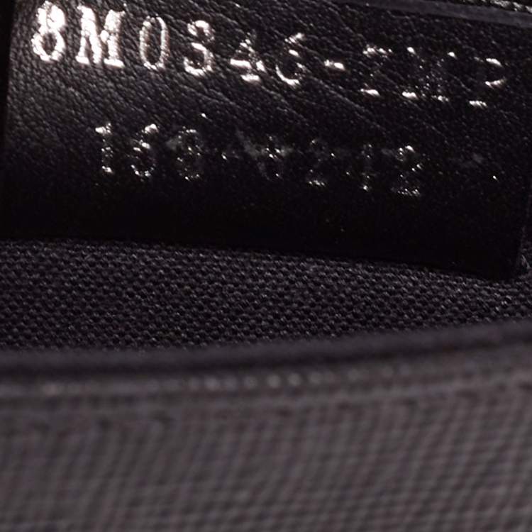 Pre Owned Fendi Black Leather Karlito Wallet on Chain Bag