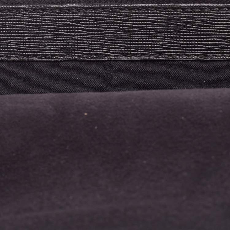 Pre Owned Fendi Black Leather Karlito Wallet on Chain Bag