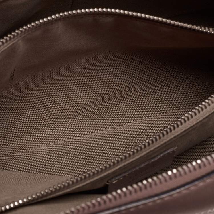 Pre Owned Fendi Beige Leather Small By The Way Boston Bag