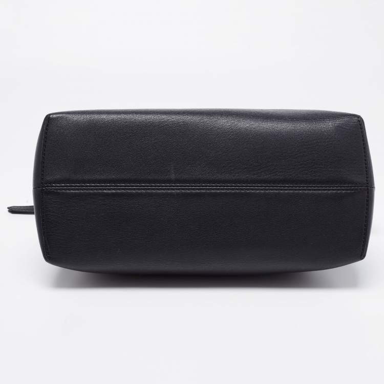 Pre Owned Fendi Black Leather By The Way Medium Bag