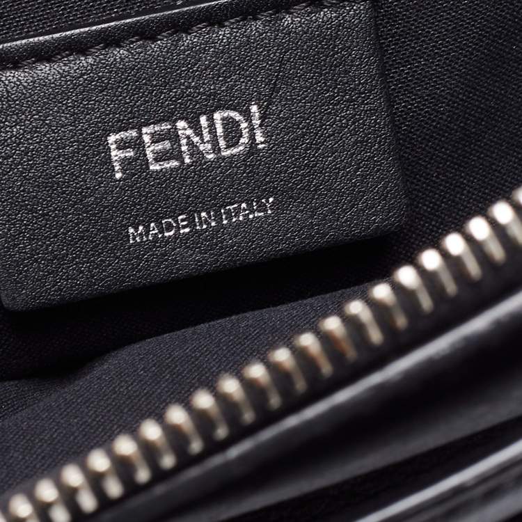 Pre Owned Fendi Black Leather By The Way Medium Bag