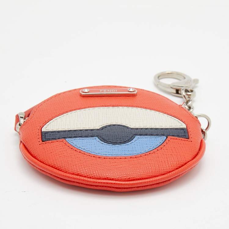 Pre Owned Fendi Multicolor Leather Coin Pouch