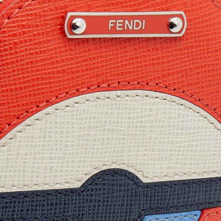 Pre Owned Fendi Multicolor Leather Coin Pouch