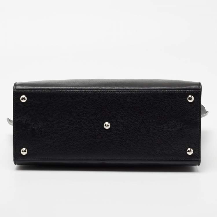 Pre Owned Fendi Black Leather Large 3Jours Tote