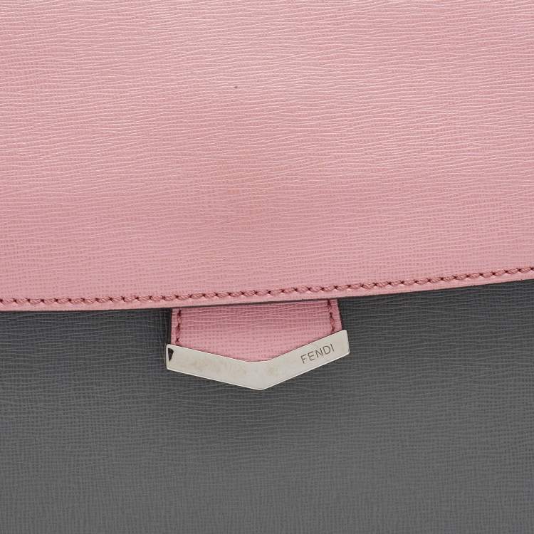 مملوكة مسبقًا Fendi Multicolor Leather Small Demi Jour Top Handle Bag