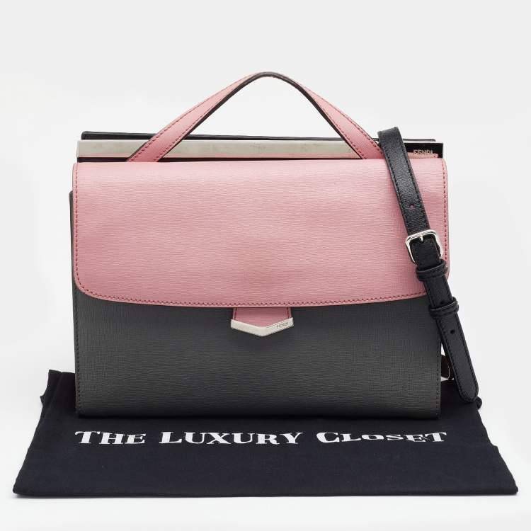 مملوكة مسبقًا Fendi Multicolor Leather Small Demi Jour Top Handle Bag