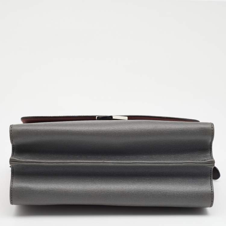 مملوكة مسبقًا Fendi Multicolor Leather Small Demi Jour Top Handle Bag