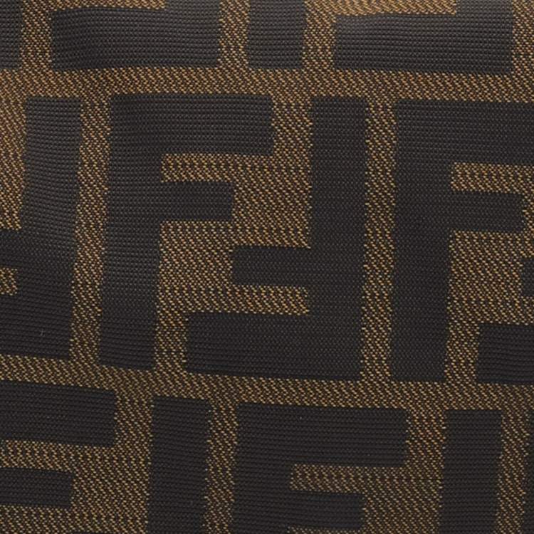 Pre Owned Fendi Tobacco Zucca Canvas Baguette Bag