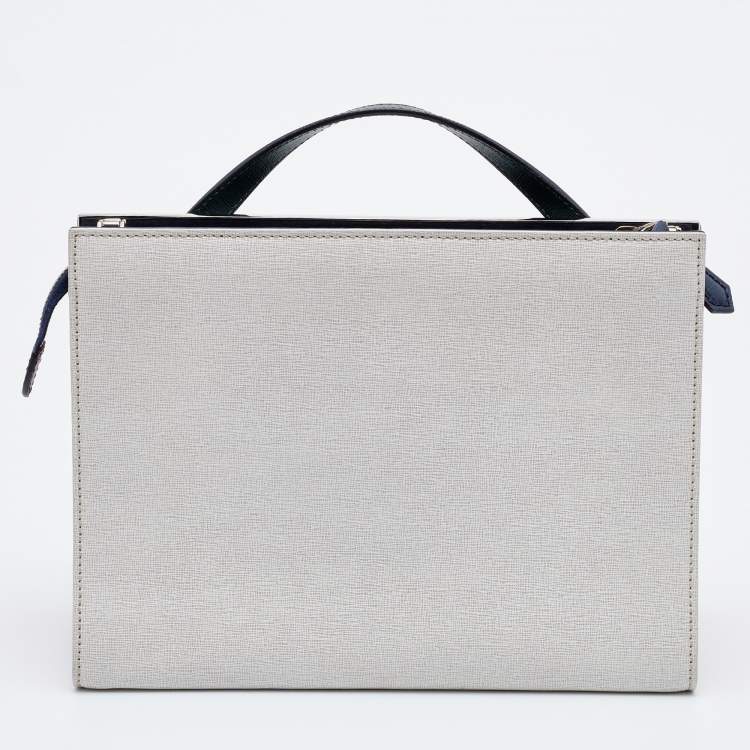 مملوكة مسبقًا Fendi Multicolor Leather Small Demi Jour Top Handle Bag