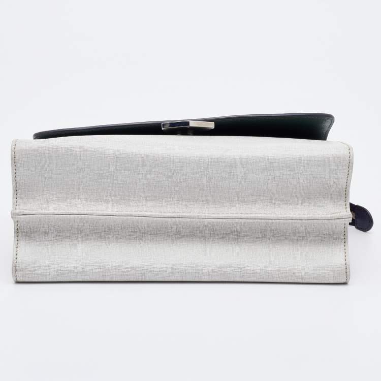 مملوكة مسبقًا Fendi Multicolor Leather Small Demi Jour Top Handle Bag