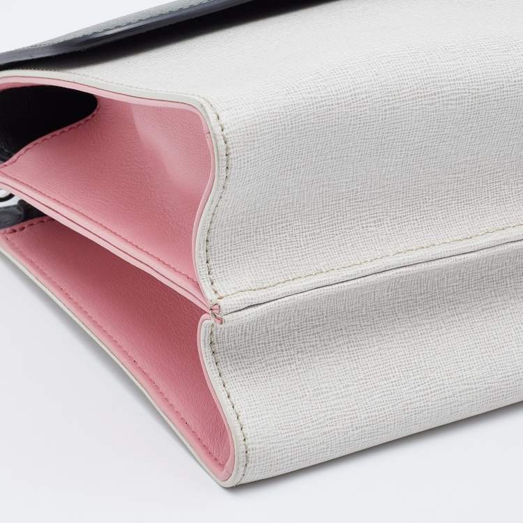 مملوكة مسبقًا Fendi Multicolor Leather Small Demi Jour Top Handle Bag