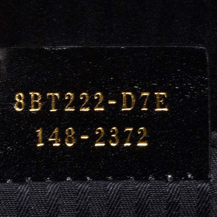 Pre Owned Fendi Black Leather Small Demi Jour Top Handle Bag