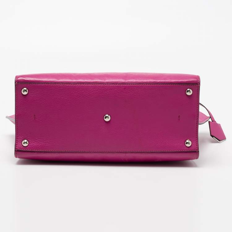 Pre Owned Fendi Pink Leather Medium 3Jours Tote