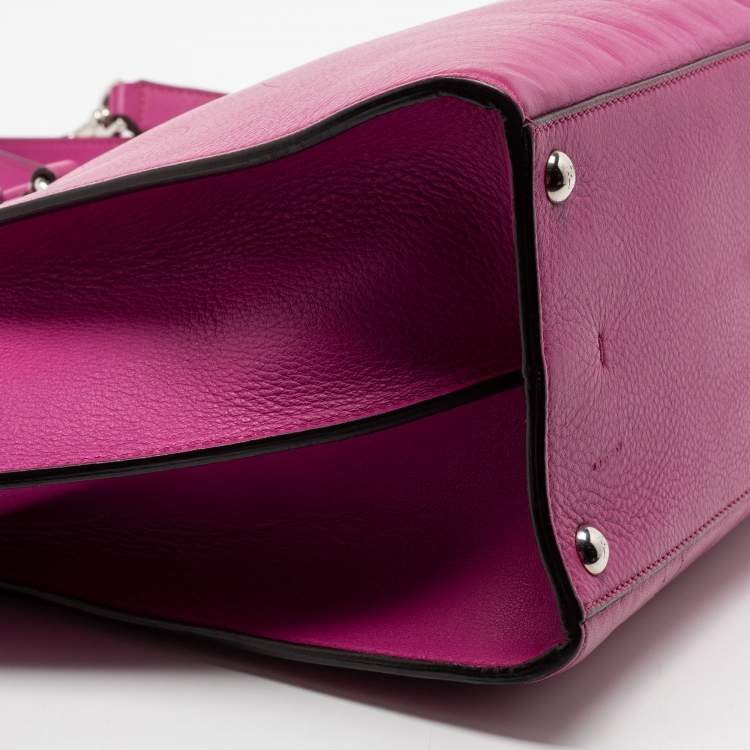 Pre Owned Fendi Pink Leather Medium 3Jours Tote