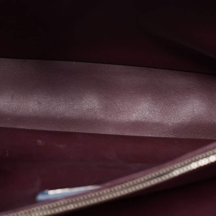 Pre Owned Fendi Blue Leather 2jours Tote
