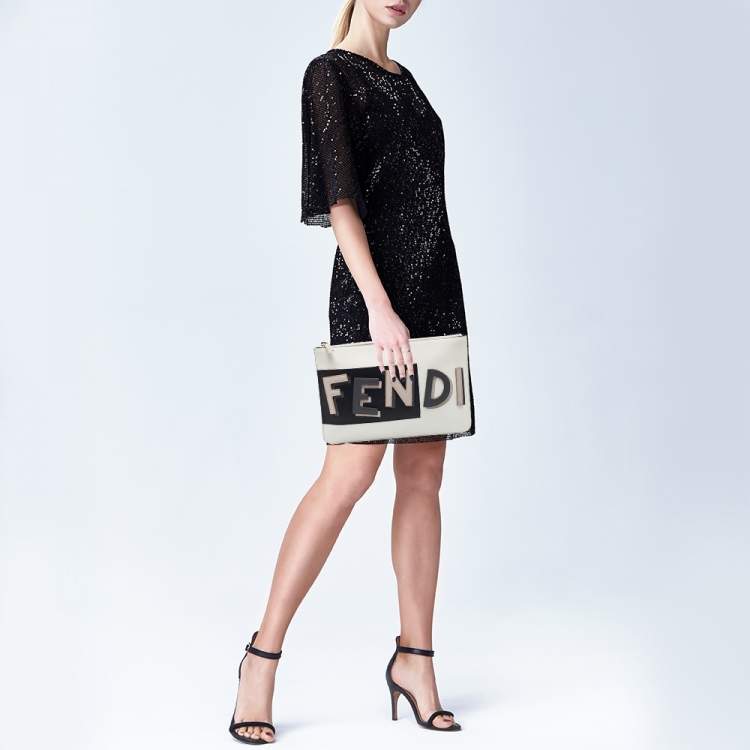 Fendi Diagonal Flat Pouch