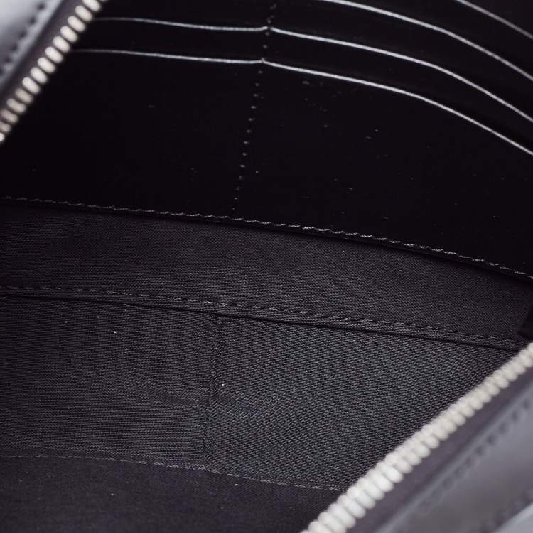 Pre Owned Fendi Black /Grey Zucca Coated Canvas and Leather Camera Bag