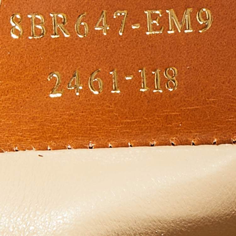 Pre Owned Fendi Caramel Textured Leather Large Linda Satchel 