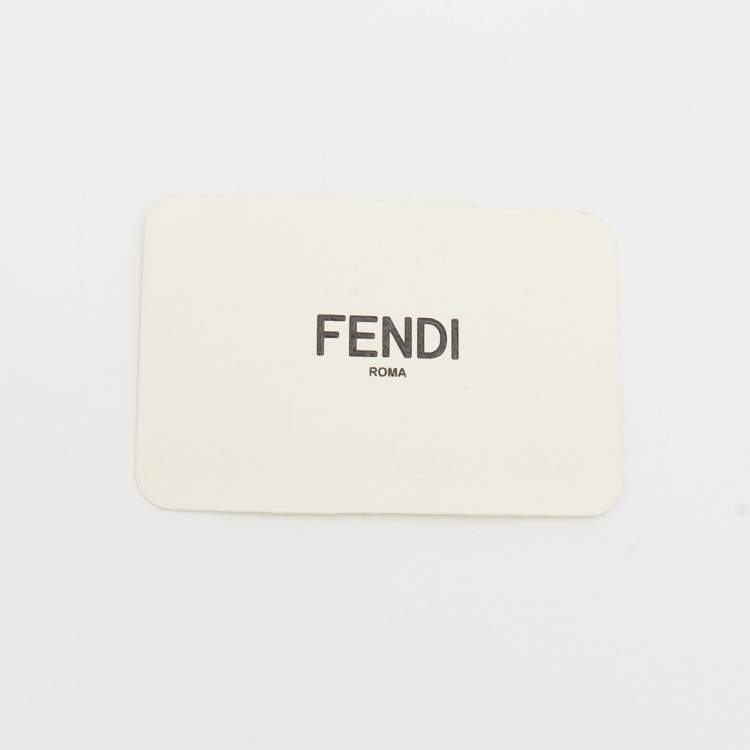 مملوكة مسبقًا Fendi Black Leather Medium Peekaboo Top Handle Bag