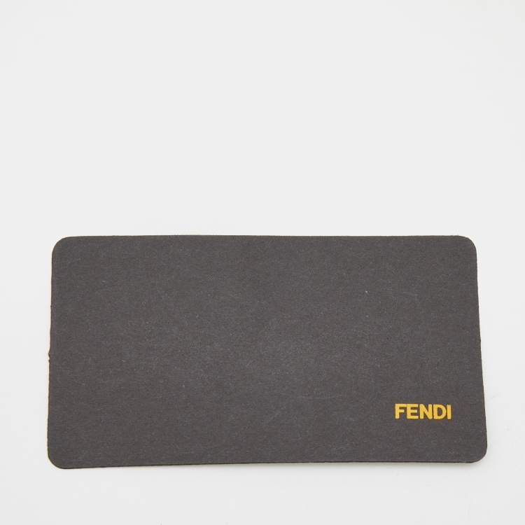 مملوكة مسبقًا Fendi Taupe Leather Mini Peekaboo Top Handle Bag