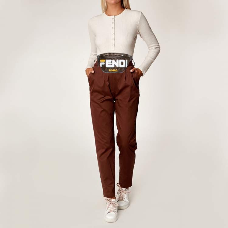 Fendi - Brown Zucca Coated Canvas Belt Bag