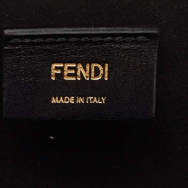 مملوكة مسبقًا Fendi Blush Pink Leather Horizontal Box Crossbody Bag