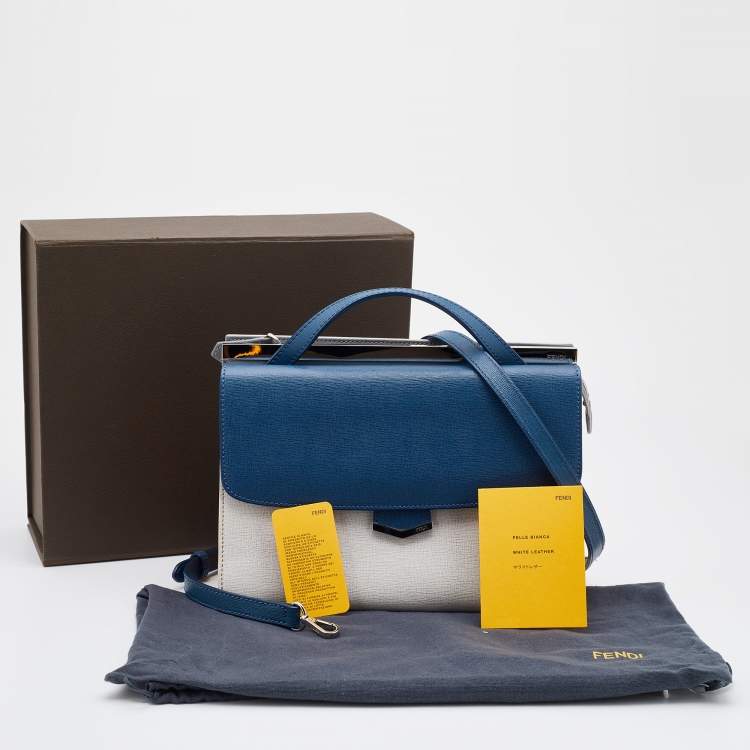 مملوكة مسبقًا Fendi Multicolor Leather Small Demi Jour Top Handle Bag