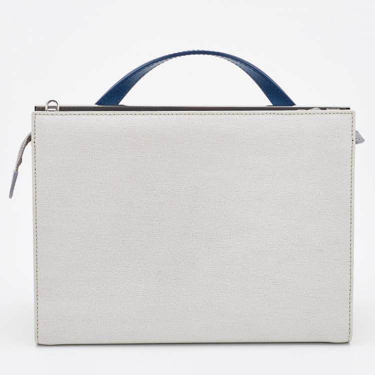 مملوكة مسبقًا Fendi Multicolor Leather Small Demi Jour Top Handle Bag