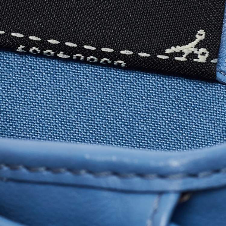 مملوكة مسبقًا Fend Teal Leather By The Way Bifold Wallet