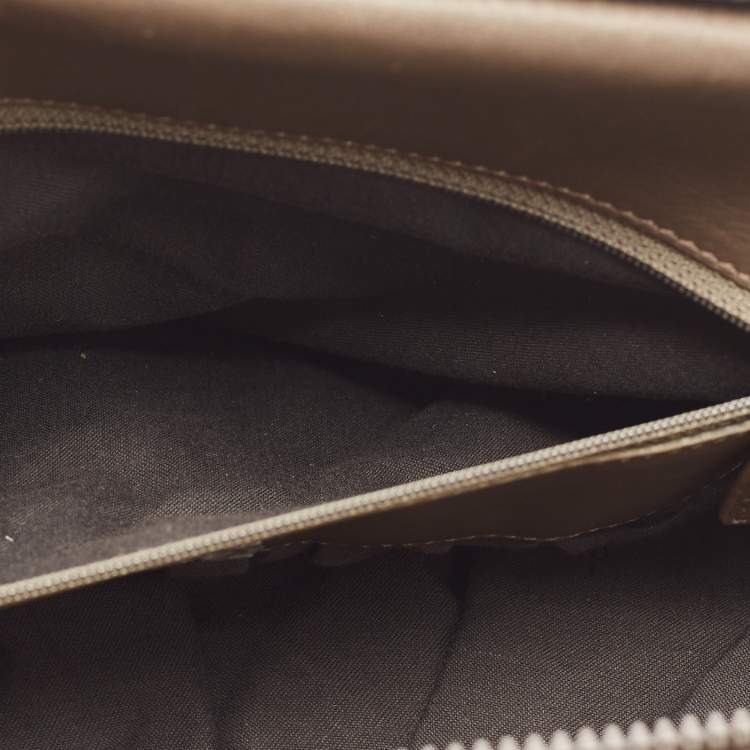 Pre Owned Fendi Grey Suede and Leather To You Convertible Clutch