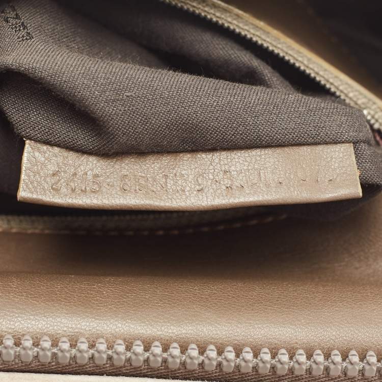 Pre Owned Fendi Grey Suede and Leather To You Convertible Clutch