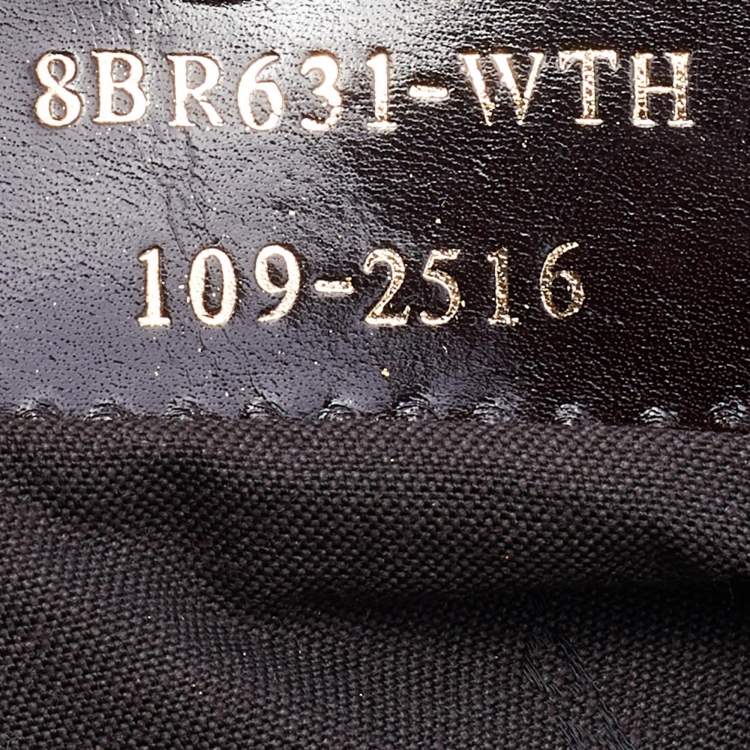 Pre Owned Fendi Brown Zucca Canvas and Patent Leather Mia Hobo