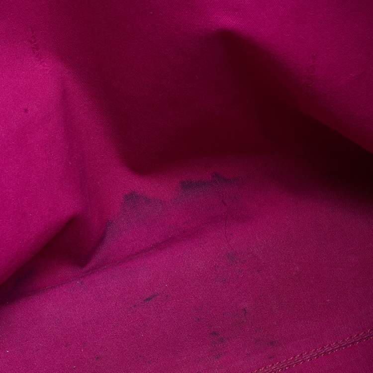 Pre Owned Fendi Grey/Fuchsia Leather Monster Roll Tote