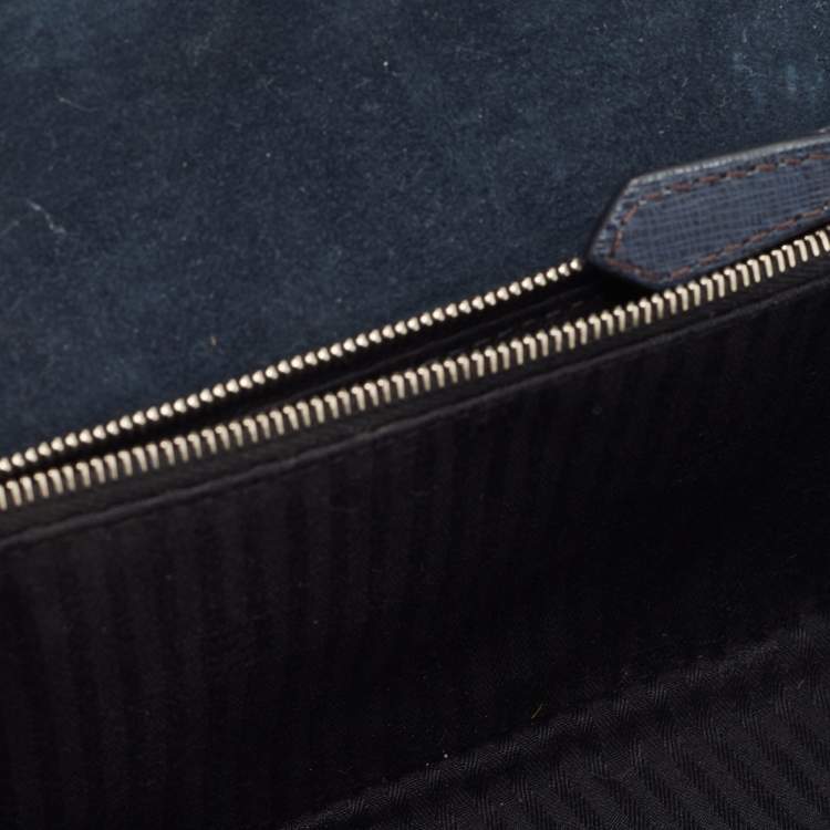 Pre Owned Fendi Multicolor Leather Rush Wristlet Clutch