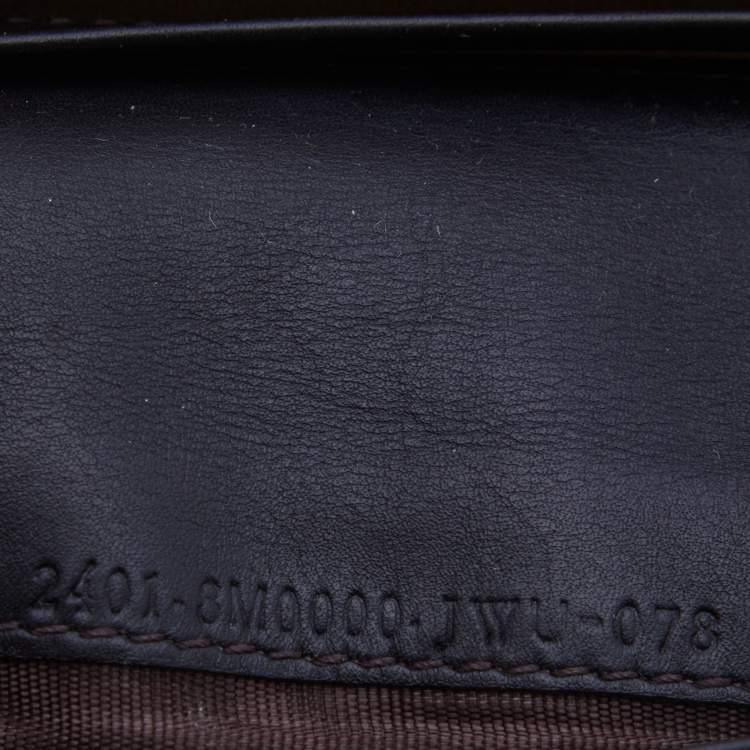 Pre Owned Fendi Tobacco Zucca Canvas and Leather Flap Continental Wallet
