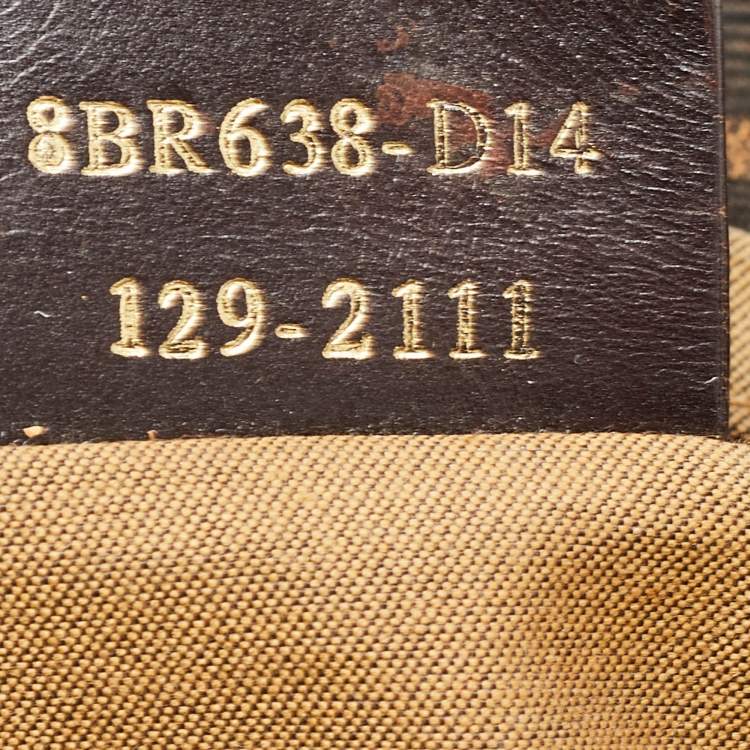 Pre Owned Fendi Tobacco Zucca Canvas and Leather Large Mama Forever Shoulder Bag