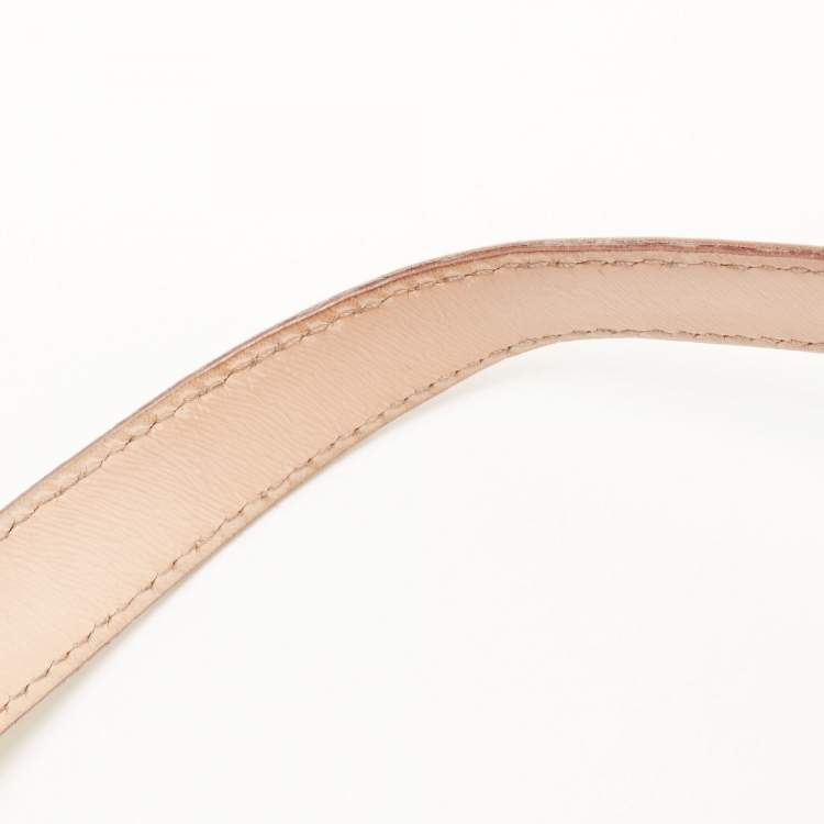 مملوكة مسبقًا Fendi Pink/Beige Zucchino Canvas Mama Baguette Shoulder Bag