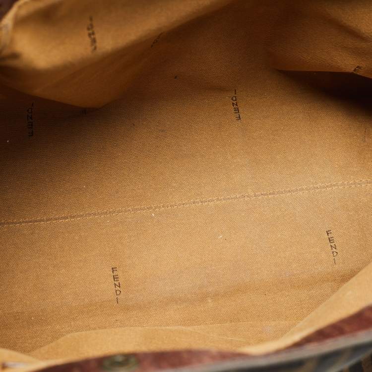 Pre Owned Fendi Tobacco Zucca Canvas and Leather Chef De Jour Tote