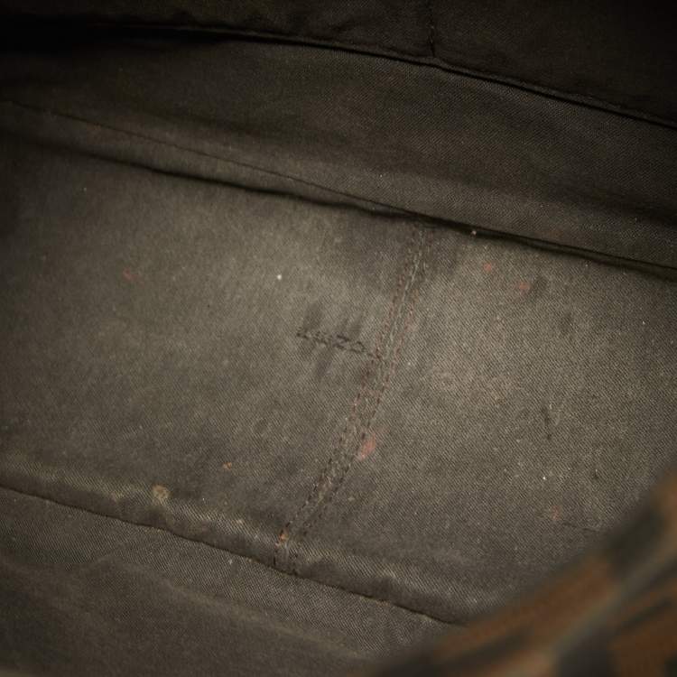 Pre Owned Fendi Tobacco Zucca Canvas Messenger Bag