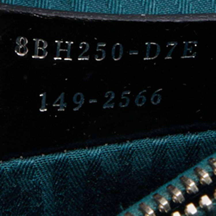 Pre Owned Fendi Teal Blue Leather Medium 2Jours Tote